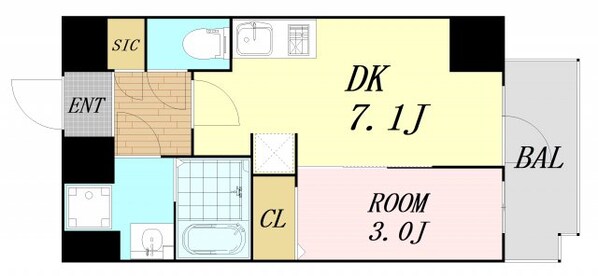 メインステージ大阪NorthGateⅡの物件間取画像